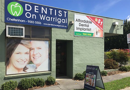 Dentist On Warrigal Cheltenham dentist Cheltenham Dental Clinic Entrance