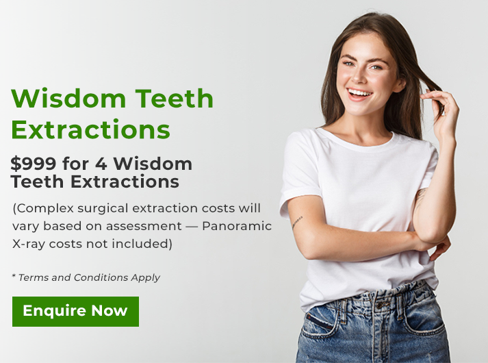 4 wisdom teeth extractions banner cheltenham