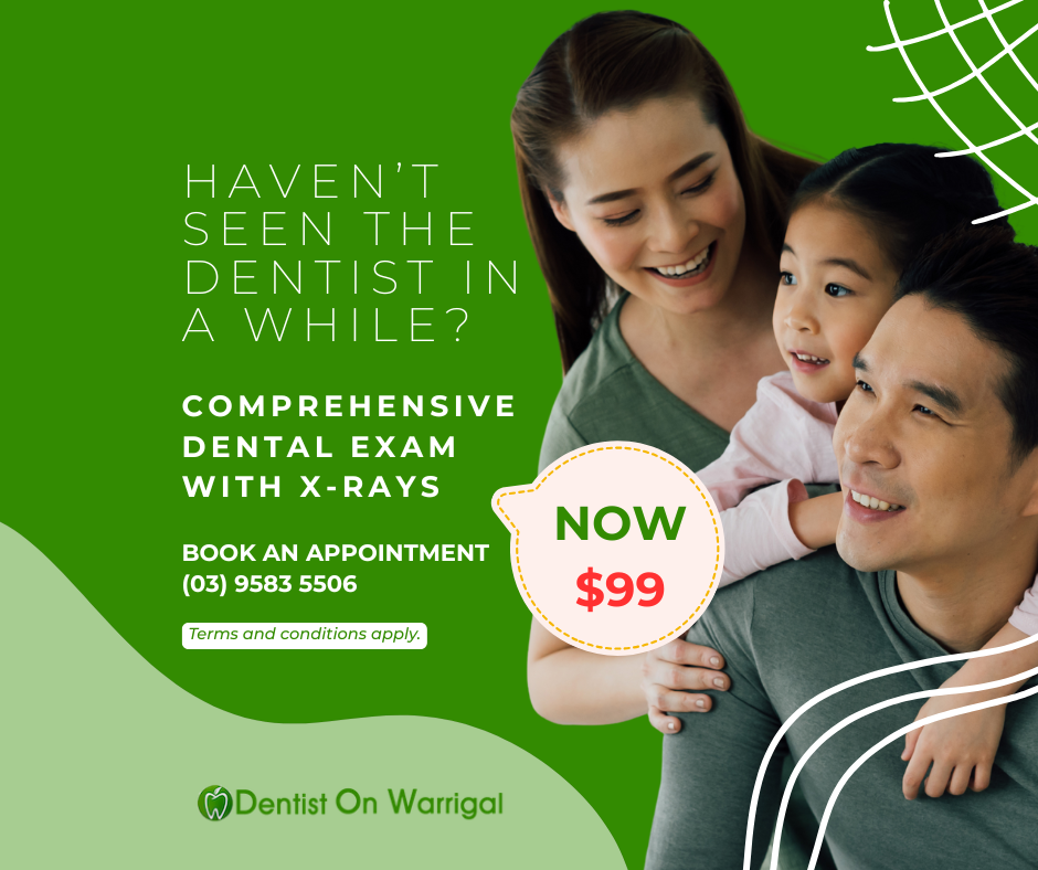 dental check-up and clean promo banner dentist cheltenham