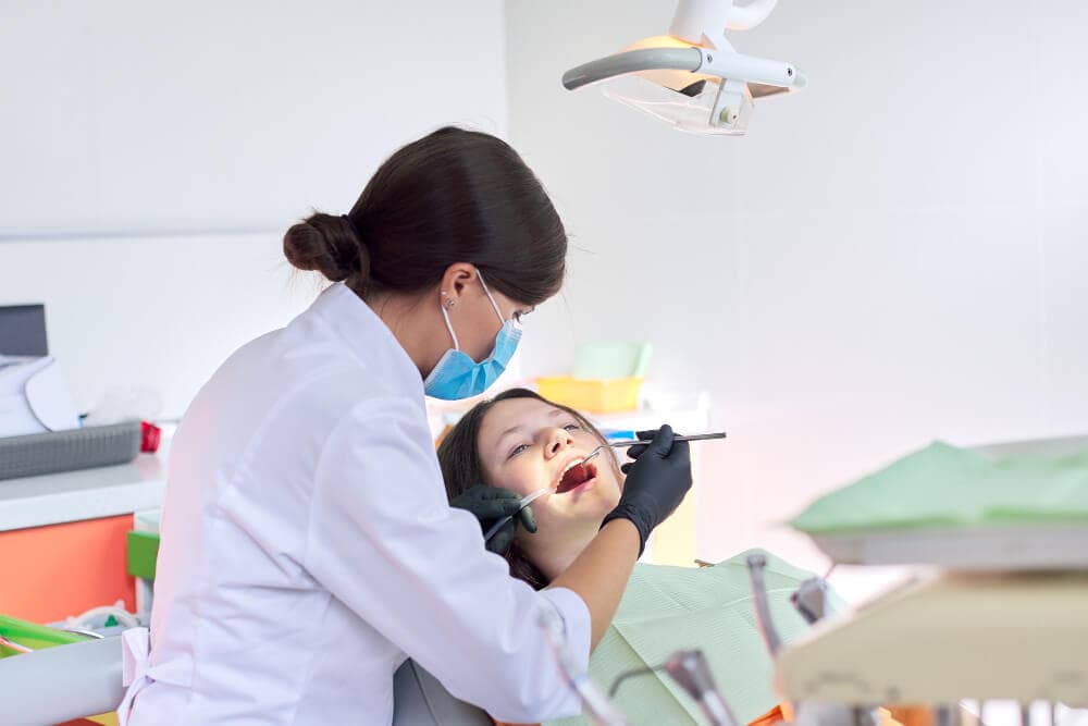 Professional dental cleaning and gum health check in Cheltenham